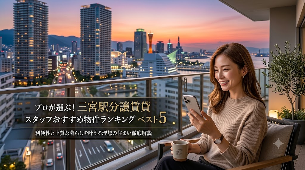 三宮駅の分譲賃貸マンションおすすめランキング！プロが選ぶ人気物件と失敗しない選び方を徹底解説