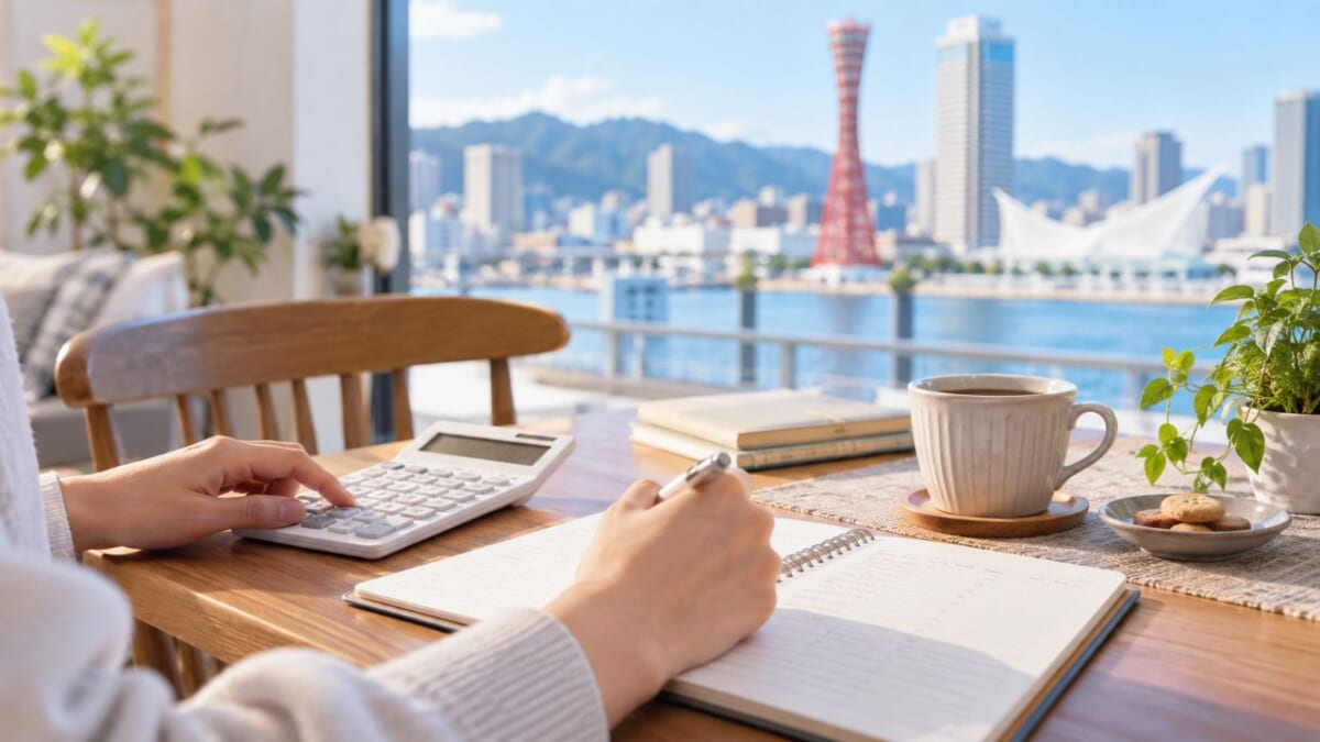 三宮で一人暮らしの家賃はいくらまで？毎月の支出から逆算する決め方