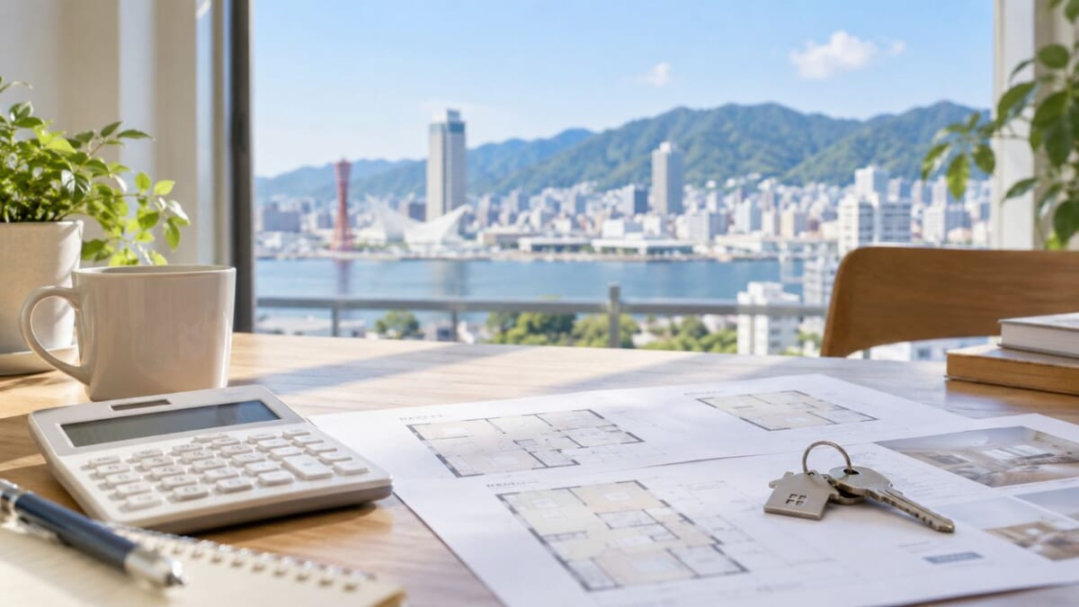 通勤定期代と家賃の合計で比べる｜三宮・灘区・北区