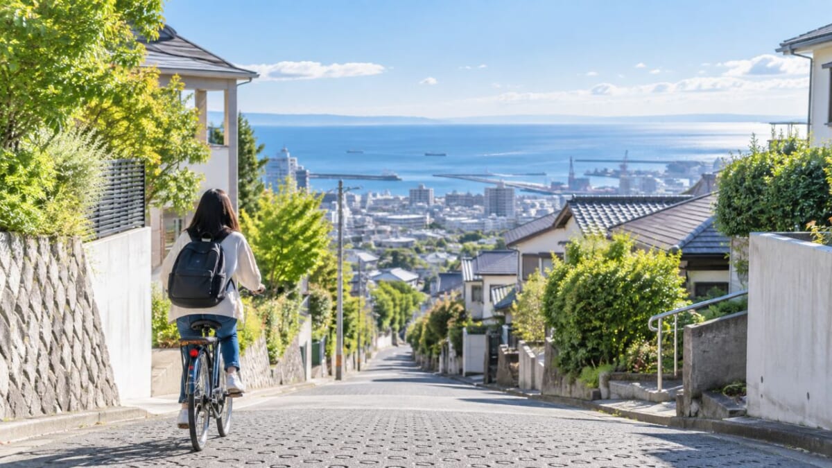 灘区・北区の自転車事情｜坂道と電動自転車